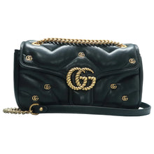 Load image into Gallery viewer, GG Marmont Leather Shoulder Bag Black
