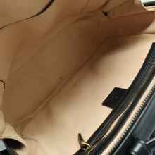 Load image into Gallery viewer, Gucci GG Marmont Leather Satchel Bag Black
