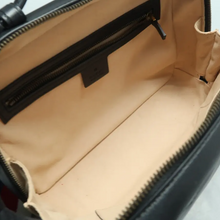 Load image into Gallery viewer, GUCCI GG Marmont Leather Satchel Bag Black
