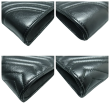 Load image into Gallery viewer, Gucci GG Marmont Leather Shoulder Bag Black
