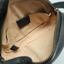 Load image into Gallery viewer, Gucci GG Marmont Leather Belt Bag Black
