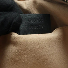 Load image into Gallery viewer, GUCCI GG Marmont Leather Shoulder Bag Black
