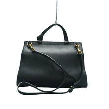 Load image into Gallery viewer, Gucci GG Marmont Leather Satchel Bag Black
