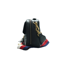 Load image into Gallery viewer, GUCCI GG Marmont Leather Satchel Bag Black
