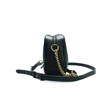 Load image into Gallery viewer, GUCCI GG Marmont Leather Shoulder Bag Black
