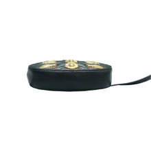 Load image into Gallery viewer, Gucci GG Marmont Leather Belt Bag Black
