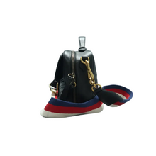 Load image into Gallery viewer, Gucci GG Marmont Leather Satchel Bag Black

