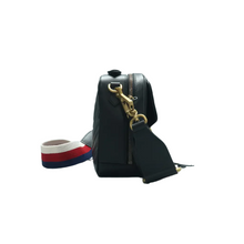 Load image into Gallery viewer, GUCCI GG Marmont Leather Satchel Bag Black
