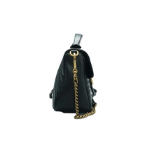 Load image into Gallery viewer, GUCCI GG Marmont Leather Satchel Bag Black
