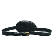 Load image into Gallery viewer, Gucci GG Marmont Leather Belt Bag Black
