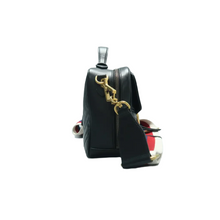 Load image into Gallery viewer, GUCCI GG Marmont Leather Satchel Bag Black
