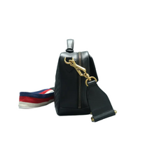 Load image into Gallery viewer, Gucci GG Marmont Leather Satchel Bag Black
