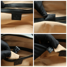 Load image into Gallery viewer, Gucci GG Marmont Leather Satchel Bag Black
