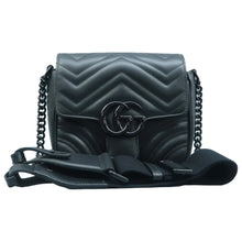 Load image into Gallery viewer, Gucci GG Marmont Medium Shoulder Bag Black
