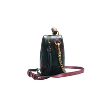 Load image into Gallery viewer, Gucci GG Marmont Bamboo  Leather Satchel Bag Black
