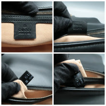 Load image into Gallery viewer, Gucci GG Marmont Top Handle Shoulder Bag Black

