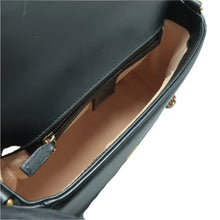 Load image into Gallery viewer, Gucci GG Marmont Top Handle Shoulder Bag Black
