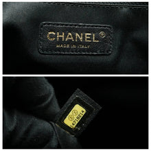 Load image into Gallery viewer, CHANEL Grand Shopping Leather Shoulder Bag Black
