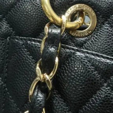 Load image into Gallery viewer, CHANEL Grand Shopping Leather Shoulder Bag Black
