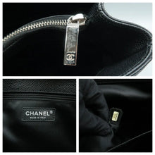 Load image into Gallery viewer, CHANEL GST Grand shopping Quilted Leather Tote Bag Black
