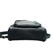 Load image into Gallery viewer, GUCCI PRINT Leather Backpack Bag Black
