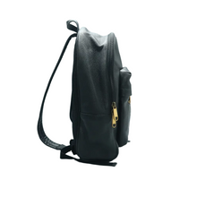 Load image into Gallery viewer, GUCCI PRINT Leather Backpack Bag Black
