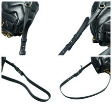 Load image into Gallery viewer, Gucci GG Marmont Leather Backpack Bag Black
