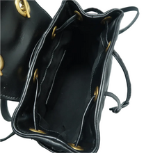 Load image into Gallery viewer, Gucci GG Marmont Leather Backpack Bag Black
