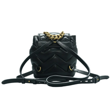Load image into Gallery viewer, Gucci GG Marmont Leather Backpack Bag Black

