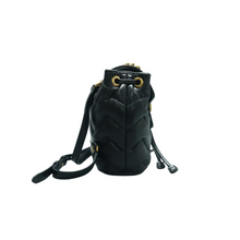 Load image into Gallery viewer, Gucci GG Marmont Leather Backpack Bag Black
