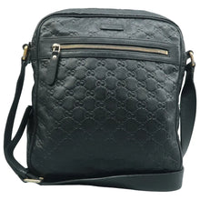 Load image into Gallery viewer, Gucci  Guccissima Leather Messenger Bag Black
