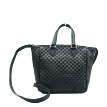 Load image into Gallery viewer, GUCCI Bree Guccissima Leather Satchel Bag Black
