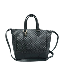 Load image into Gallery viewer, GUCCI Bree Guccissima Leather Satchel Bag Black
