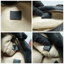 Load image into Gallery viewer, GUCCI Small Logo Leather Belt Bag Black
