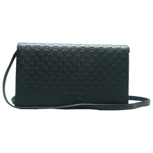 Load image into Gallery viewer, GUCCI GG Supreme Leather Shoulder Bag Black
