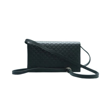 Load image into Gallery viewer, GUCCI GG Supreme Leather Shoulder Bag Black
