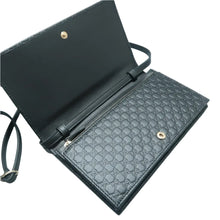 Load image into Gallery viewer, GUCCI GG Supreme Leather Shoulder Bag Black
