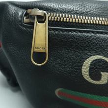 Load image into Gallery viewer, GUCCI PRINT Leather Belt Bag Black
