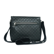 Load image into Gallery viewer, Gucci Leather Shoulder Bag Black
