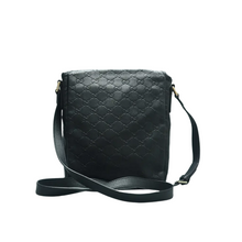 Load image into Gallery viewer, GUCCI Leather Shoulder Bag Black
