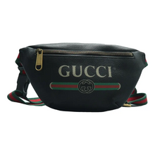 Load image into Gallery viewer, GUCCI Leather Belt Bag Black
