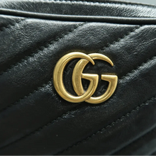 Load image into Gallery viewer, GUCCI Leather Shoulder Bag Black
