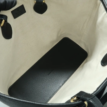 Load image into Gallery viewer, GUCCI Leather Satchel Bag Black
