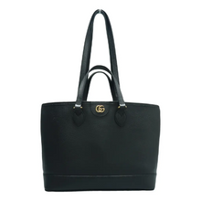 Load image into Gallery viewer, GUCCI Leather Satchel Bag Black
