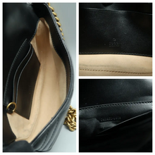 Load image into Gallery viewer, GUCCI Leather Shoulder Bag Black
