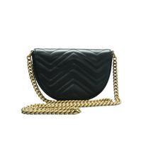 Load image into Gallery viewer, GUCCI Leather Shoulder Bag Black
