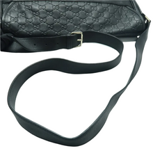 Load image into Gallery viewer, GUCCI Leather Shoulder Bag Black
