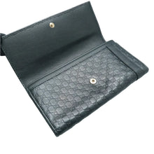 Load image into Gallery viewer, Gucci Micro Guccissima Leather Wallet Black
