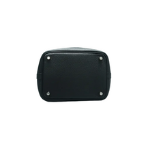 Load image into Gallery viewer, HERMES Picotin Leather Clutch Bag Black
