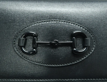 Load image into Gallery viewer, Gucci Horsebit 1955 Leather Shoulder bag Black
